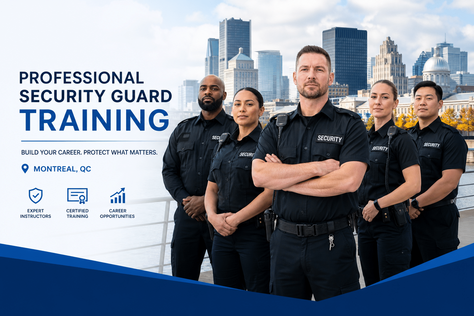 Security guard training in Chambly