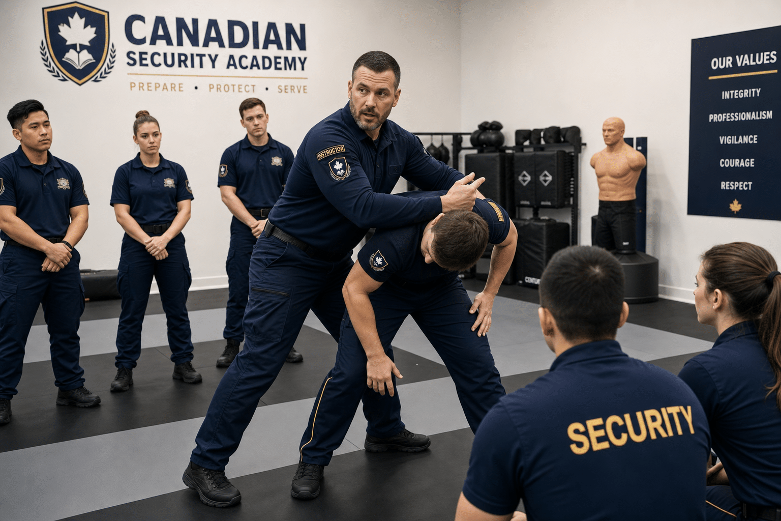 Entraînement tactique agent sécurité Vimont - Académie IGS formation défense