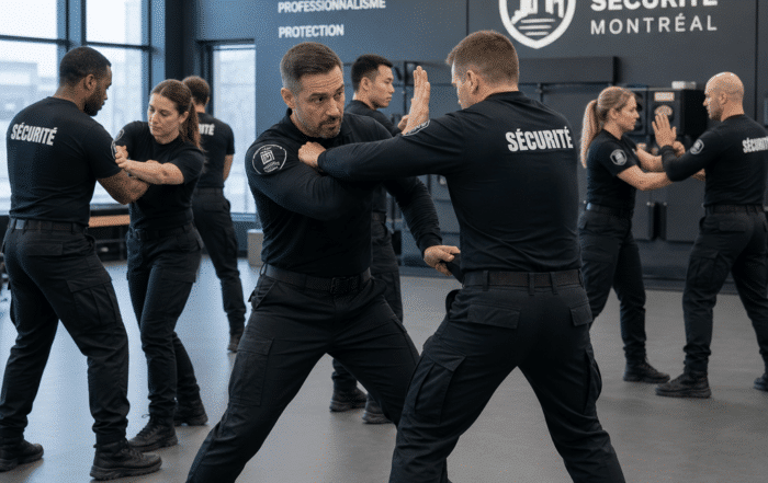 Entraînement tactique agent sécurité Montréal - Académie IGS