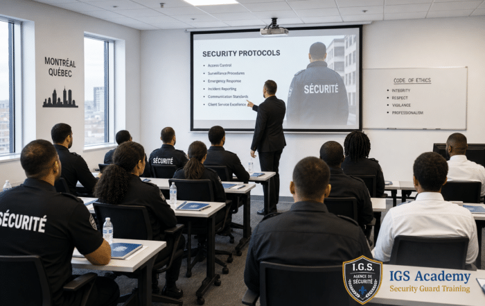 Emergency Response Training at IGS Academy Montreal